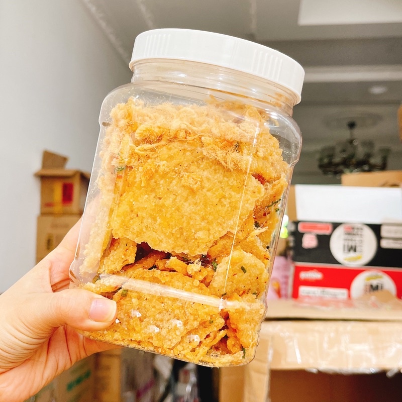 Cơm Cháy Chiên Mắm Hành Lắc Chà Bông - Hộp 500gr