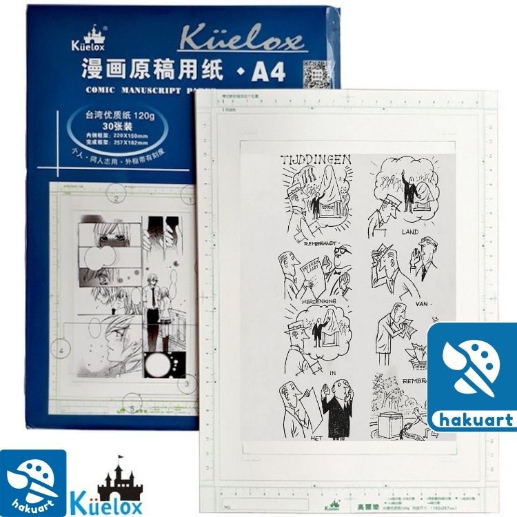 Giấy Vẽ Truyện Tranh, Manga, Comic Kuelox 120Gsm A4 (30 Tờ) - Họa Cụ  Hakuart | Shopee Việt Nam