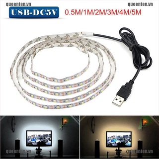 5V TV LED Backlight USB LED Strip Light Decor Lamp Tape TV Background Lighting QUVN