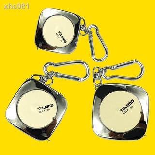 Thước Đo☾Tajima Thước Dây Mini 1.2m 3m Có Móc Khóa Kiểu Nhật Bản Dễ Thương Hàng tồn kho