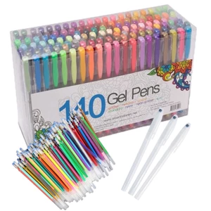 Bút Mực Gel 48 Màu Kim Tuyến Lấp Lánh Thay Thế Tiện Dụng Cho Trường Học/Văn Phòng
