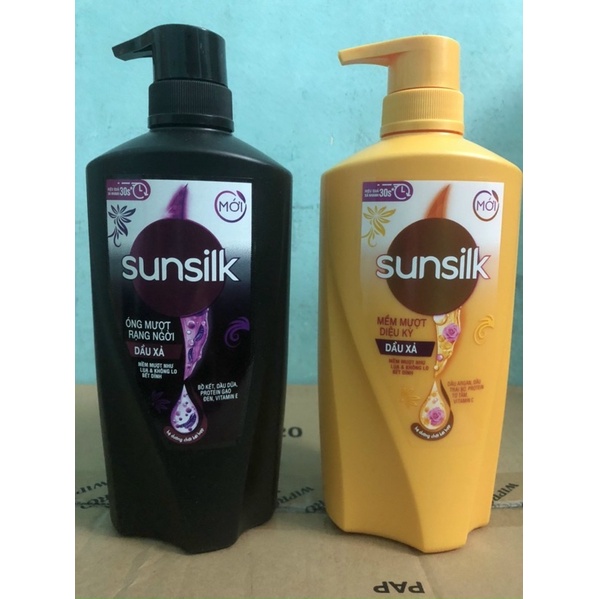 Dầu Xả SUNSILK Chai 630gr