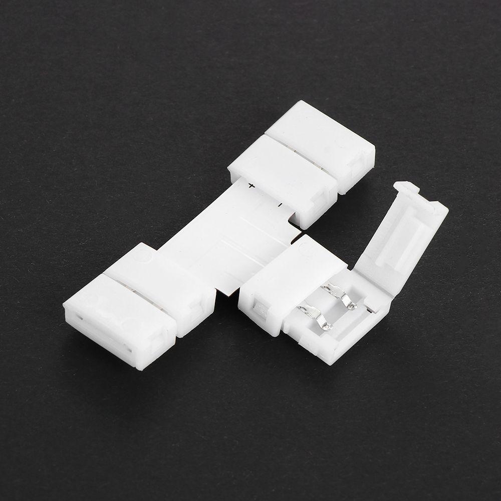 YOFFOR 1 / 5 / 10 Cái Đầu Nối Dải LED Kẹp Khớp Nối Góc Hàn Miễn Phí 8mm 10mm