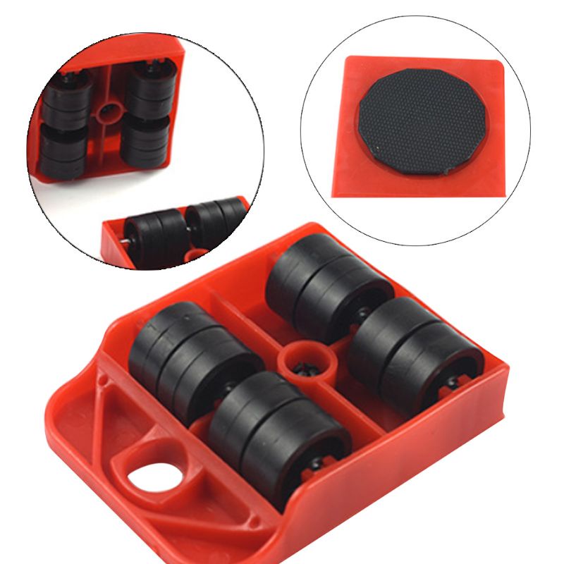 Bộ 4 Bánh Xe Dùng Để Di Chuyển Đồ Nội Thất Tiện Dụng