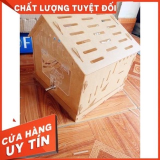 Lồng hamster mica trong suốt, size 2, kt: 27x27x27