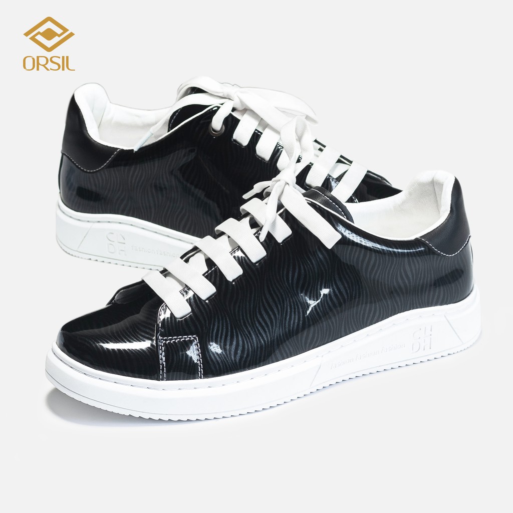 Giày mọi thể thao nam ORSIL chất liệu da cao cấp vân chìm thời trang - ORSIL038