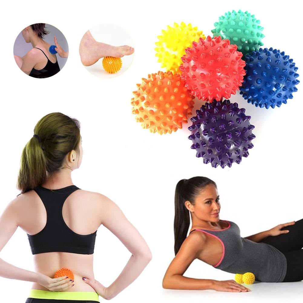 Dụng cụ thể dục, bóng massage YOGA 7,5-9cm có gai SPORTY giúp giảm đau, căng thẳng, cơ bắp co giãn