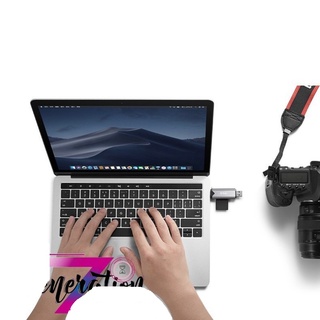 Đầu đọc thẻ nhớ đa năng SSK SCRM390 TypeC & USB 3.0 - đọc thẻ SD/TF Card (Xám)
