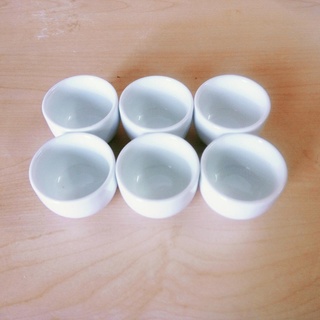 Set 6  Chén (Tách) Trà không Quai Bát Tràng Loại Nhỡ Hàng Đẹp