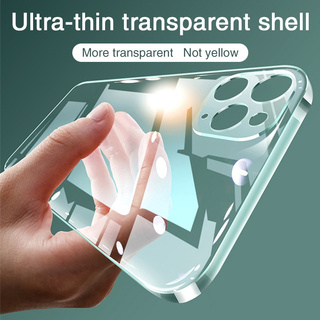 Ốp Điện Thoại Bảo Vệ Toàn Diện Ống Kính TPU Siêu Mỏng Cho Iphone 11 12 13 14 15 16 Pro Max Mini Ốp Lưng Iphone XR XS X 12 Pro