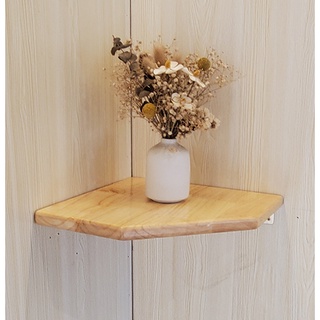 kệ gỗ góc tường đựng để treo đồ lưu niệm tượng cây cảnh mini  decor trang trí không khoan tường