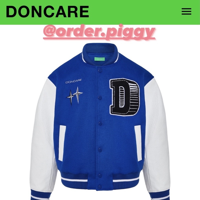 Navy Blue Doncare Casino Baseball Varsity Jacket - Maker of Jacket