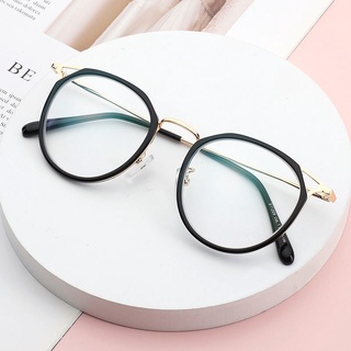 Kính cận thời trang phong cách Ulzzang gọng tròn mắt mèo cute không độ chống tia UV đẹp giá rẻ HANASO 066