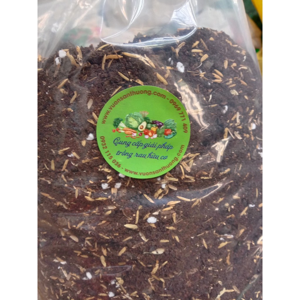 5kg Đất trồng chuyên Rau, Củ, Qủa, Hoa, Trộn Sẵn Đất Đỏ, Tro, Compost, Phân Dê,.. Trồng Ngay