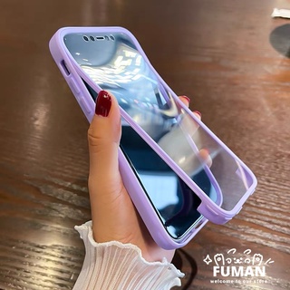 Ốp Điện Thoại Acrylic Cứng Chống Sốc Bảo Vệ 360 Độ Cho iPhone 11 Pro Max Mini XS Max X 8 7 Plus SE 2022 2020