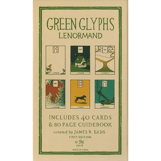Bộ Bài Green Glyphs Lenormand - Yellow Edition (Mystic House Tarot Shop) - Bài Gốc Authentic Chính Hãng 100%