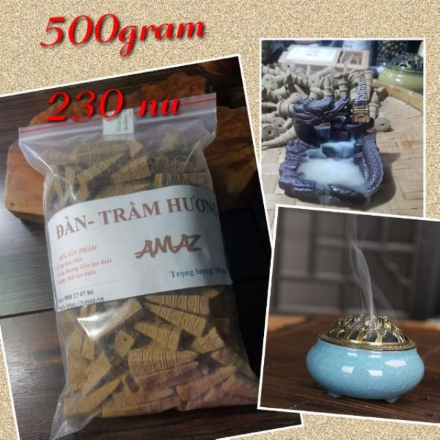 THƠM DỊU - 500g nụ trầm hương - đàn hương khói chảy ngược