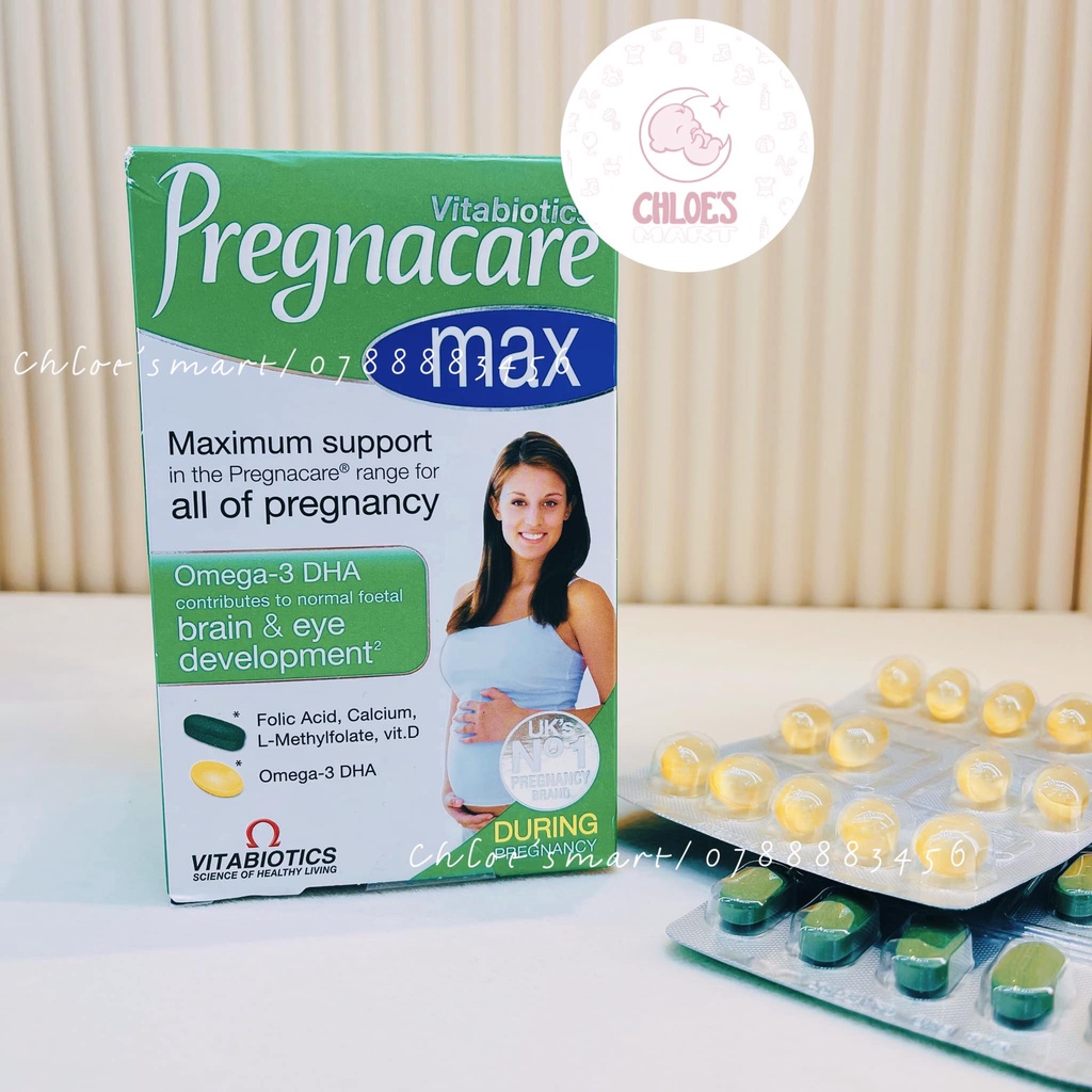 Vitamin Tổng Hợp Cho Bà Bầu Pregnacare Max Hộp 84 Viên Hàng Chuẩn Air Shopee Việt Nam 