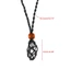 BTF Retro Dệt Đá Tự Nhiên Mặt Dây Chuyền Vòng Cổ Lưới Túi Rỗng Trang Sức Handmade