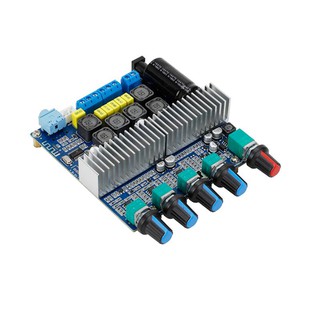 Mạch khuếch đại âm thanh siêu trầm 2.1  Bluetooth 5.0 12-24V 2 X 50W + 100W ̣Chíp nội địa