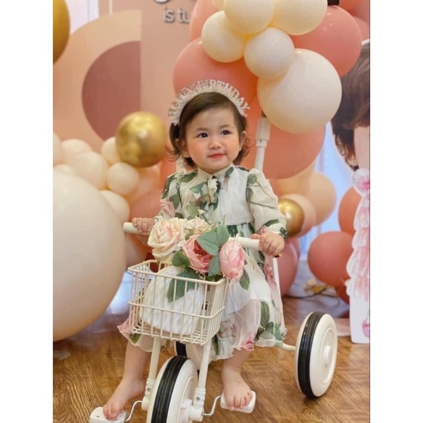 [MD14]  Bờm cài tóc HAPPY BIRTHDAY cho bé gái 2-10Y