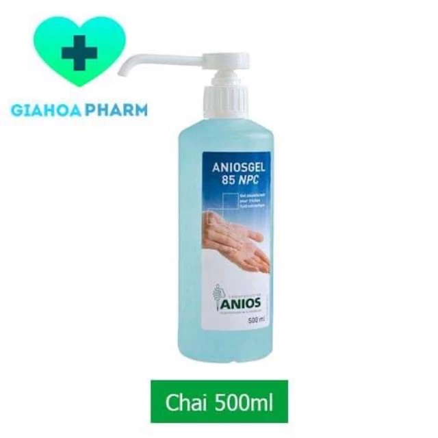 Dung dịch nước rửa tay sát khuẩn Aniosgel 85 NPC 500ml - Rửa tay khô diệt khuẩn nhanh (Pháp) [Anios] – 6