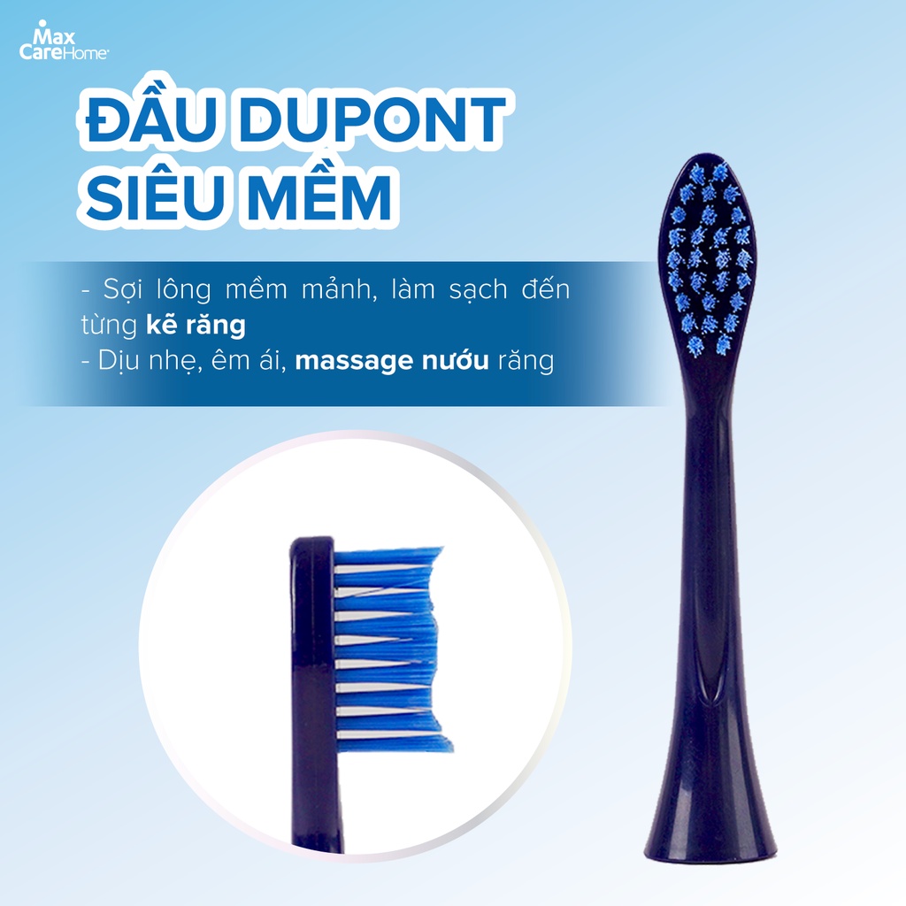 Ảnh Đầu bàn chải điện Maxcare Hera Whitening chính hãng, sợi Dupont cao cấp, kháng khuẩn 1