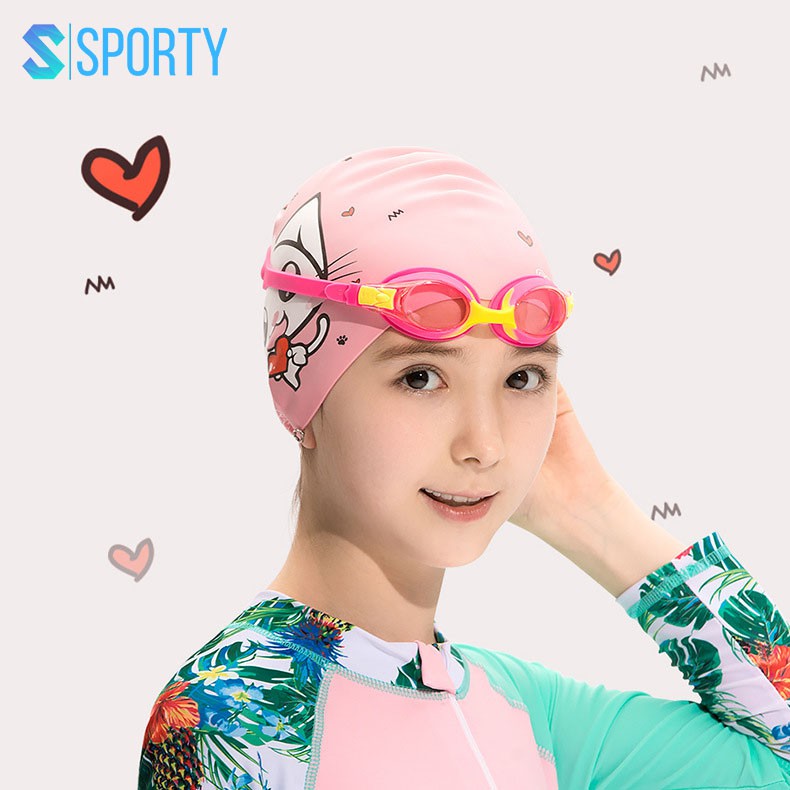 Kính bơi trẻ em SPORTY 1150 chính hãng cho bé từ 4 tuổi cản tia UV hạn chế sương mờ