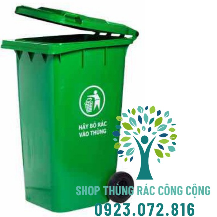 Thùng rác công cộng 100l, thùng rác công nghiệp 100lit, thùng rác nhựa ...