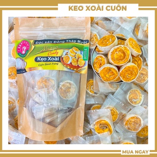 Kẹo Xoài Cuộn Bánh Tráng Senfarm Ít Đường