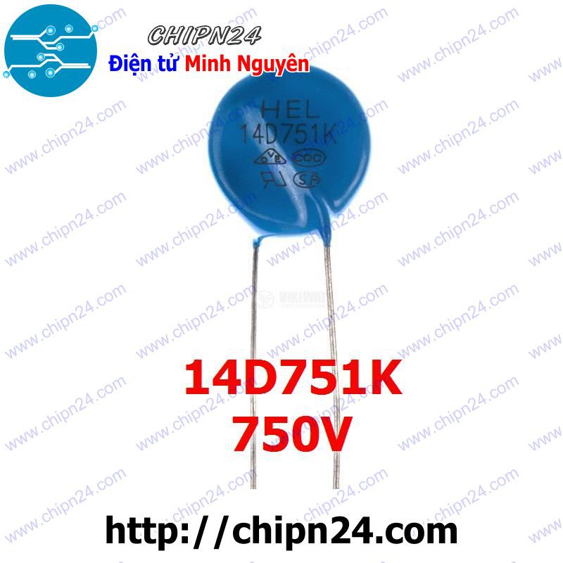 18mm 5 X Metalloxid Varistor MOV 14D751K – 460V AC, 140 J, Für Überspannungsschutz In Elektronik 14D Serie Varistor - Foto 8