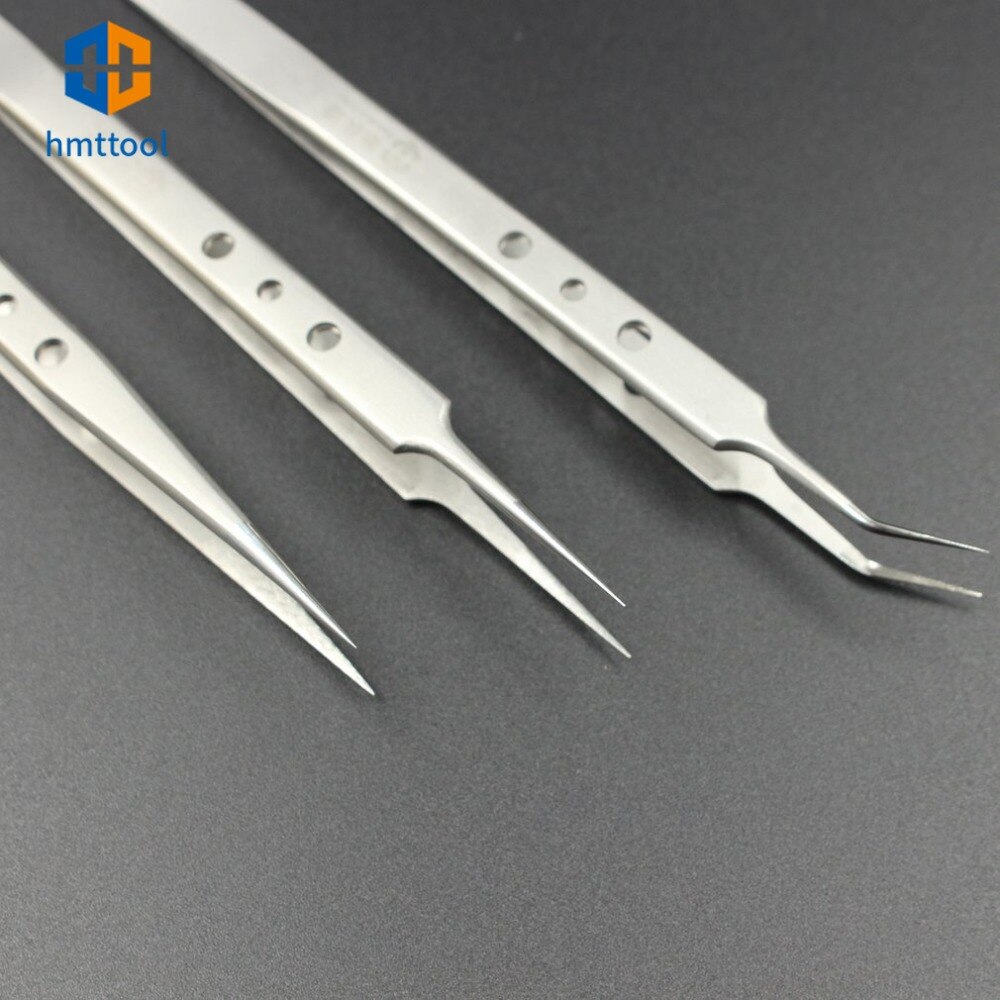 AAA-12S / 14S / 15S SFDER Bộ Nhíp Cứng Chính Xác Bằng Thép Không Gỉ Cho Điện Thoại Di Động Mainboard Dụng Cụ Sửa Chữa