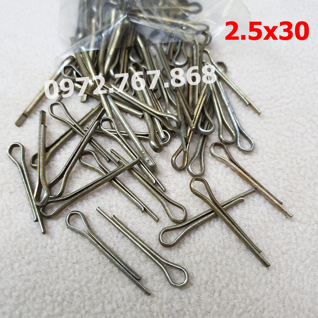 Chốt chẻ 2.5x30mm (gói 100 cái) | Shopee Việt Nam