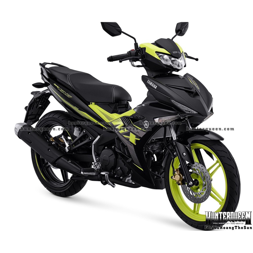 Warna MX King 150 2021 Sporty Black Yellow vàng đen thể thao. Tem dán Exciter 150