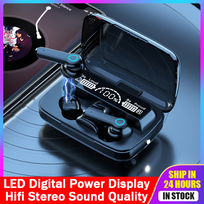 Ảnh Tai Nghe Vitog Bluetooth V5.1 Với Micrô Điều Khiển Cảm Ứng TWS 2