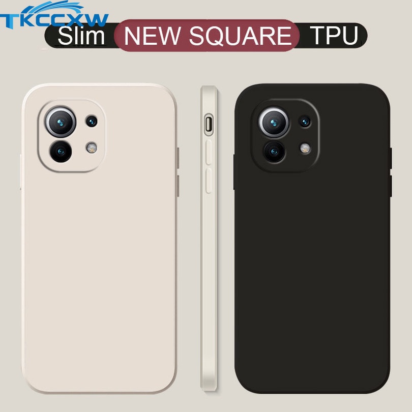Ốp điện thoại TPU mềm chống sốc chống rơi mặt nhám viền vuông cho Xiaomi Redmi 9 9A 9T 9C 8 8A Pro Redmi 7 5 Plus