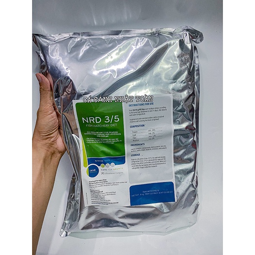INVE NRD 3/5 Cám Dinh Dưỡng Cao Cấp Cho Cá Thái Lan (500gram)