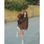 Áo Sơ Mi Nhung Gân Dài Tay Nữ[FREESHIP]🌸Thun kiểu from rộng trơn phong cách đường phố hàn quốc Ulzzang