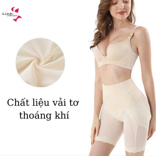 Quần gen nịt bụng giảm mỡ Phương Linh Underwear,nâng mông cạp cao,định hình siết eo chống cuộn,nâng mông chống xệ cao cấ