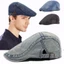 Mũ Beret Denim Vành Rộng Chống Nắng Kiểu Họa Sĩ Phong Cách Cao Bồi Thời Trang Đi Biển Cho Nam