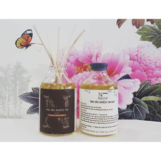 Tinh Dầu Khuếch Tán Quế NEOP 60ml - Tặng Kèm 20 Que Mây Khuếch Tán - Giảm Căng Thẳng Mệt Mỏi - Cinnamon Reed Diffuser