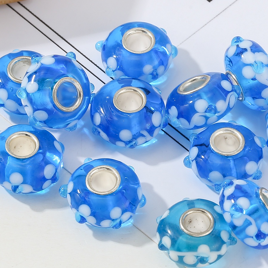 Bộ 2 Hạt Nhựa Acrylic Lớn Dùng Làm Trang Sức Diy