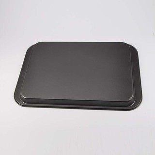 Carbon Steel Rectangle Plate Tray Non Stick Pizza Pan Cake Mold Baking Bakeware