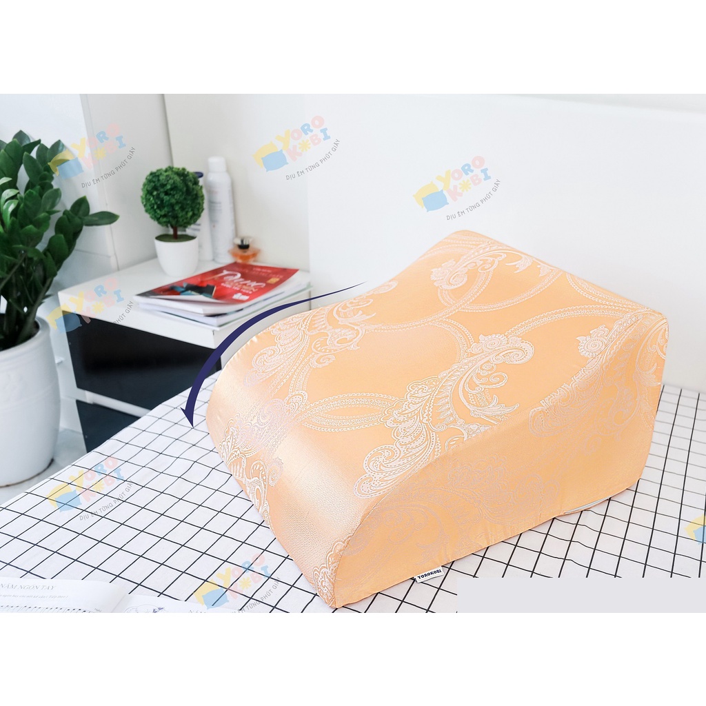 Ảnh Combo 2 gối chống giãn tĩnh mạch chân Yorokobi tùy chọn kích cỡ 25cm & 28cm 1