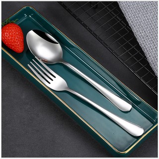Inox 304 Bộ 5 Nĩa (Dĩa) 4 Răng Đẹp Sang Như Hình Dùng Cho Nhà Hàng Buffet Cơm Sườn BBQ Bit Tết