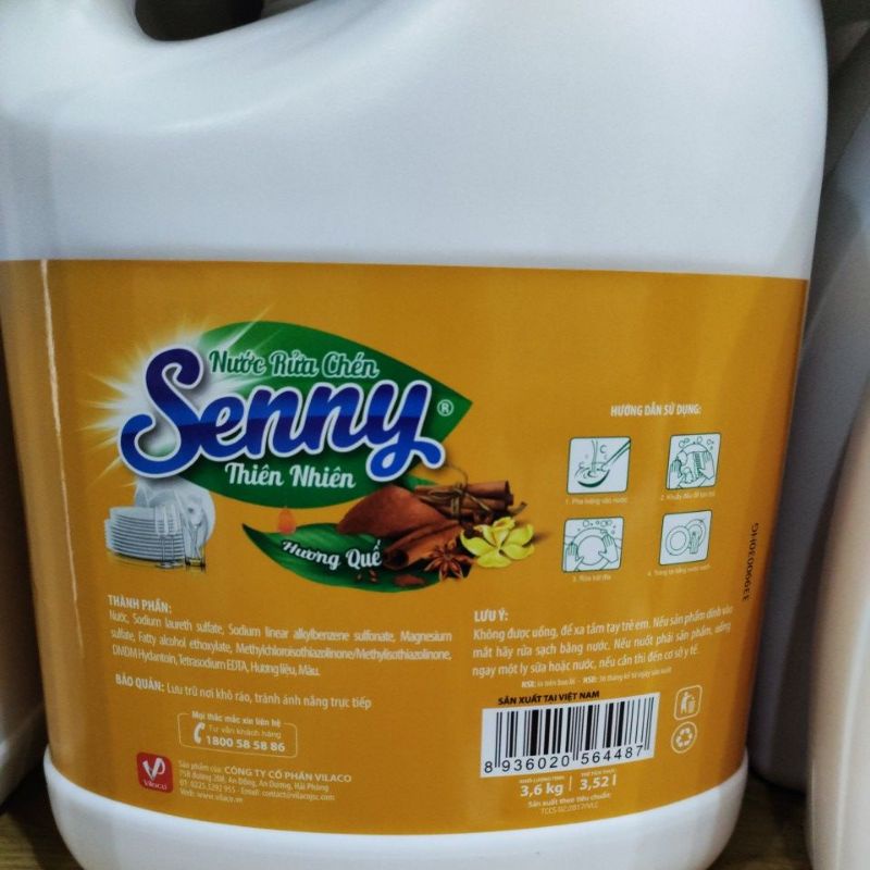 Ảnh Nước rửa bát Senny hương quế 3.4kg 4
