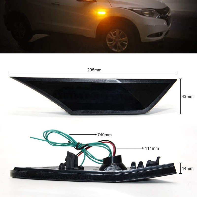 Miếng Đánh Dấu Đèn Xi Nhan Trước Cho Xe Hơi Honda Civic 10th