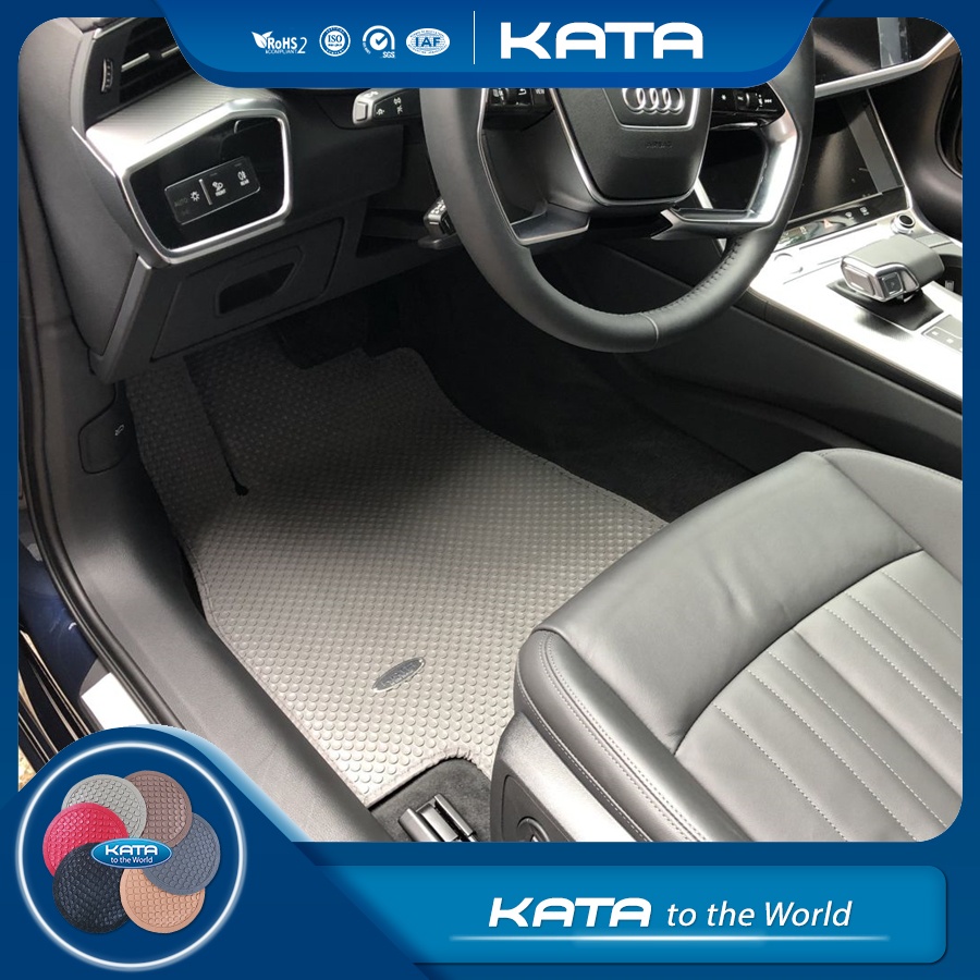 Thảm lót ô tô KATA cho xe Audi A6, A7 (2020 - 2025)  - Khít với sàn, Chống trơn, Không mùi, Không ẩm mốc