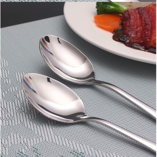 (Lẻ 1 Cái) Thìa Nhọn Inox 304 - Muỗng Ăn Cơm Dày Đẹp  Lung Linh 3 Kích Cỡ Lớn Vừa Và Nhỏ-Có Gía Sỉ