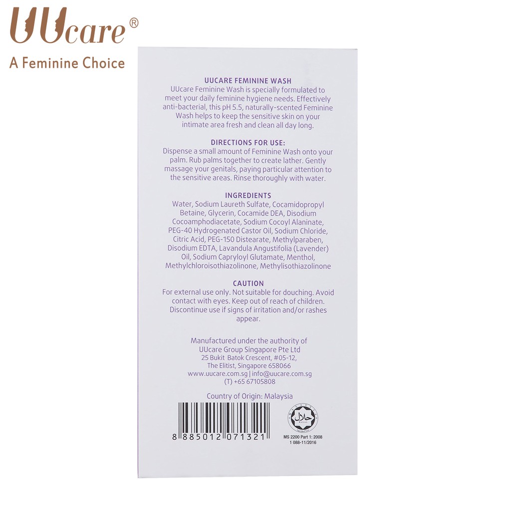 Ảnh Dung dịch vệ sinh phụ nữ UUcare 250ml 4